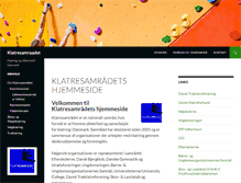 Tablet Screenshot of klatresamraadet.dk